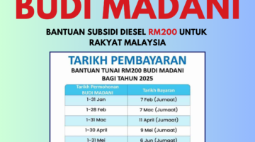 BUDI Madani: Bantuan Subsidi Diesel RM200 untuk Rakyat Malaysia